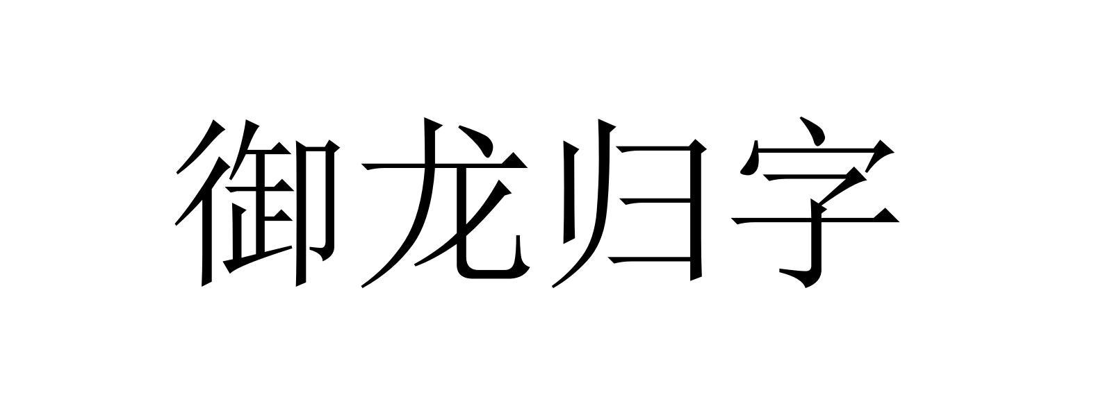 御龙归字